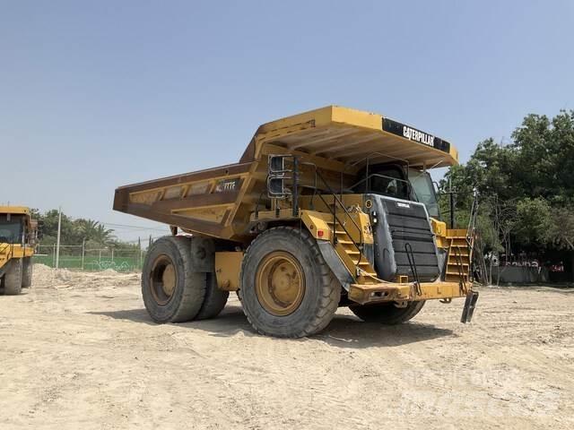 CAT 777F Belden kirma kaya kamyonu
