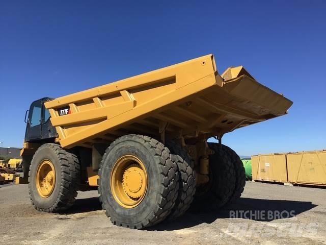 CAT 777F Belden kirma kaya kamyonu