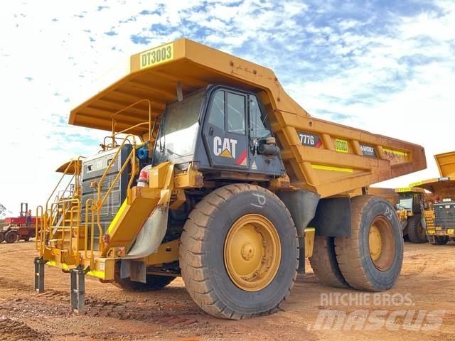 CAT 777G Belden kirma kaya kamyonu