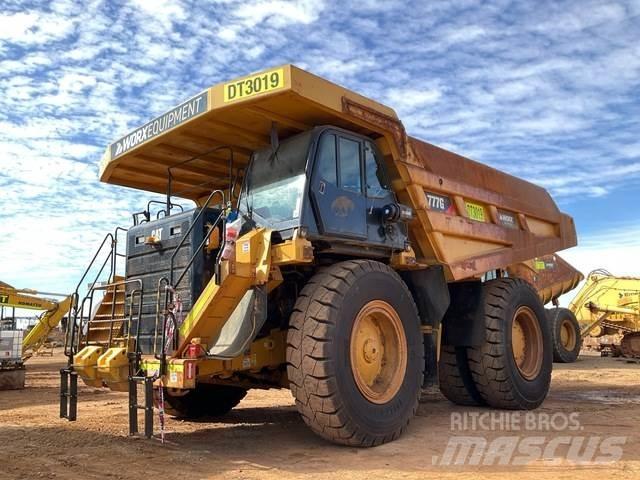 CAT 777G Belden kirma kaya kamyonu
