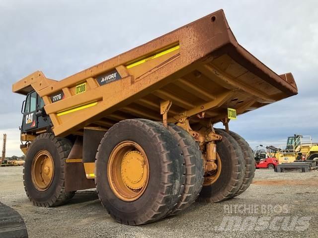 CAT 777G Belden kirma kaya kamyonu
