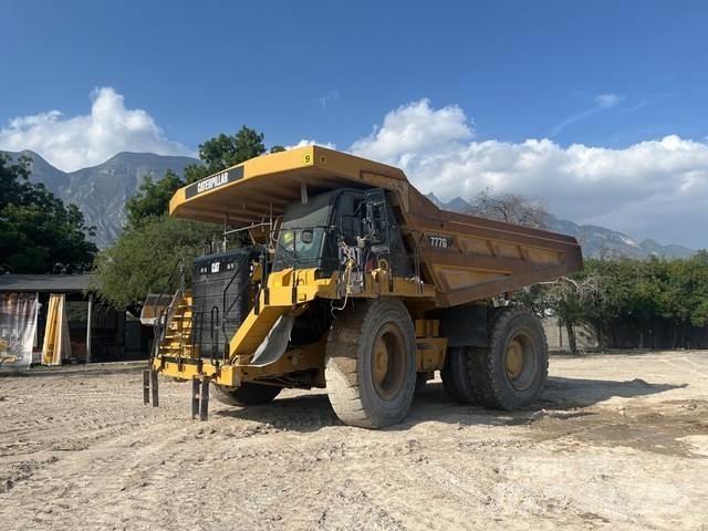CAT 777G Belden kirma kaya kamyonu