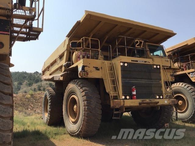 CAT 785 Belden kirma kaya kamyonu