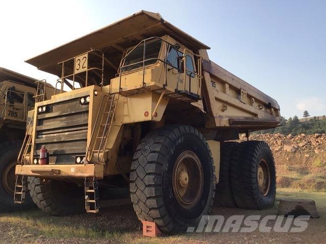 CAT 785 Belden kirma kaya kamyonu