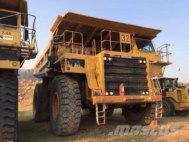 CAT 785 Belden kirma kaya kamyonu