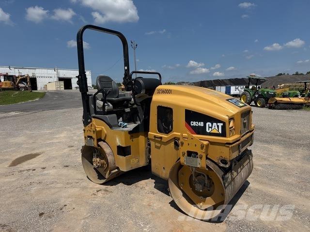 CAT CB24B Çift tamburlu silindirler