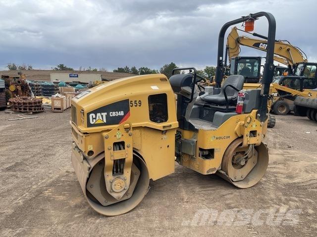CAT CB34B Çift tamburlu silindirler