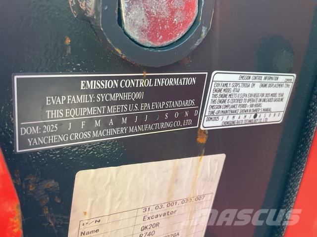 CFG QK20R Paletli ekskavatörler