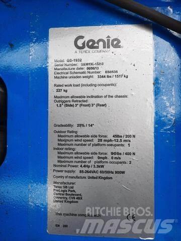 Genie GS1932 Makasli platformlar