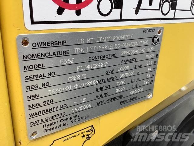 Hyster E35Z Elektrikli forkliftler