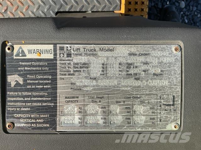 Hyster E65Z-40 Elektrikli forkliftler