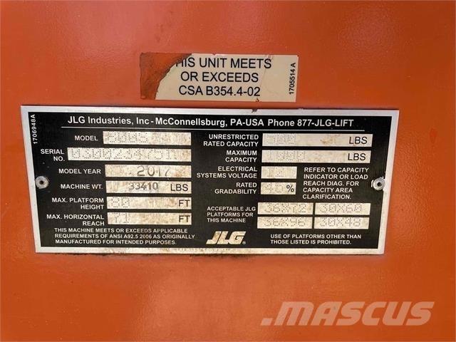 JLG 800S Teleskopik personel platformları
