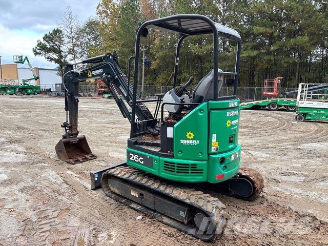 John Deere 26G Paletli ekskavatörler