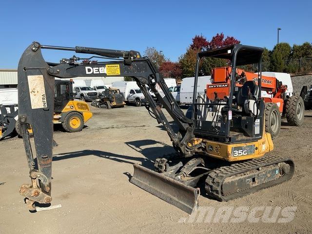 John Deere 35G Paletli ekskavatörler