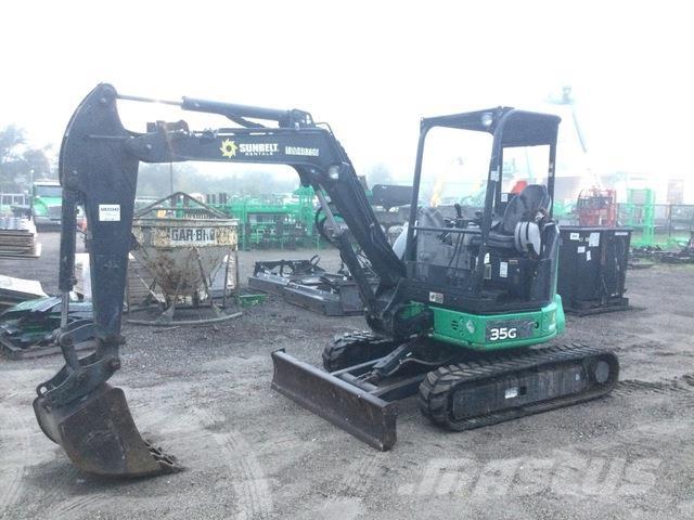 John Deere 35G Paletli ekskavatörler