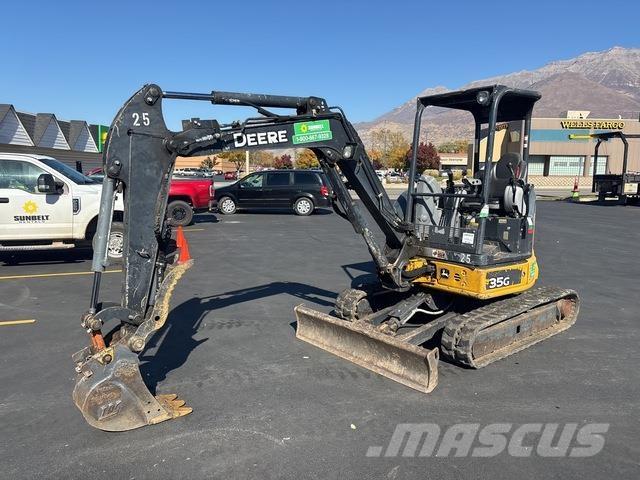 John Deere 35G Paletli ekskavatörler