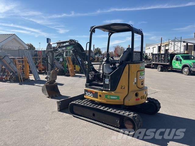 John Deere 35G Paletli ekskavatörler