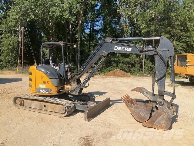 John Deere 50G Paletli ekskavatörler