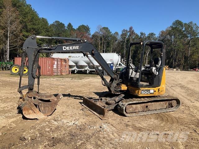 John Deere 50G Paletli ekskavatörler