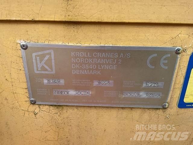 Kroll K180 Kule vinçler