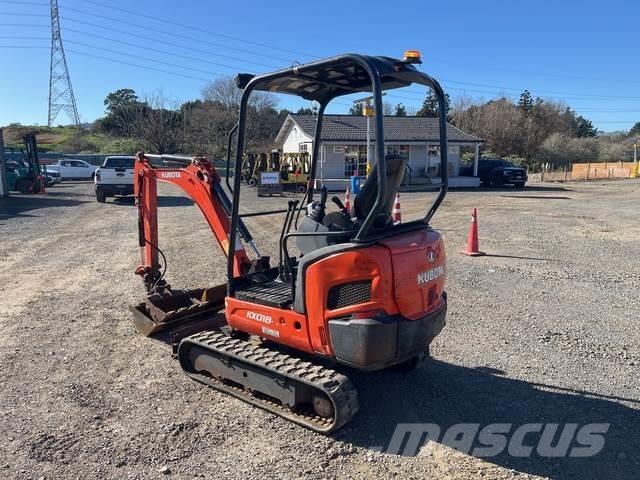 Kubota KX018-4 Mini ekskavatörler, 7 tona dek