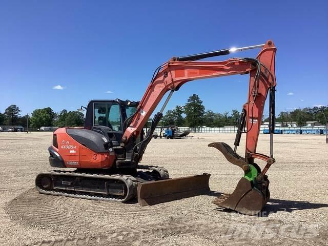Kubota KX080 Paletli ekskavatörler