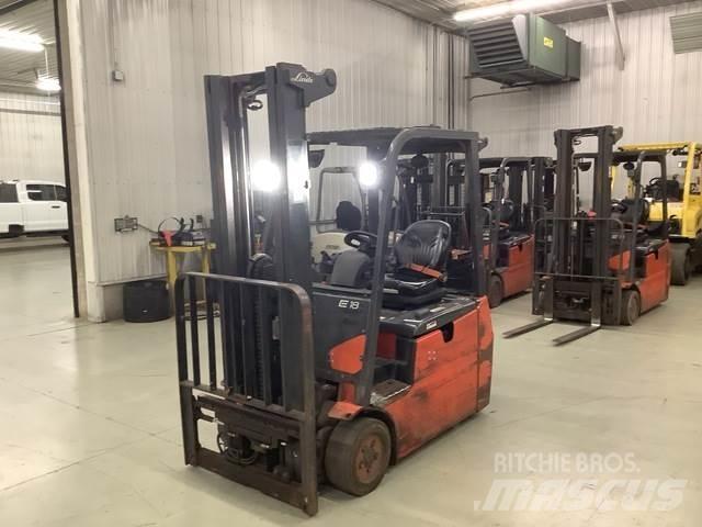 Linde E18 Elektrikli forkliftler