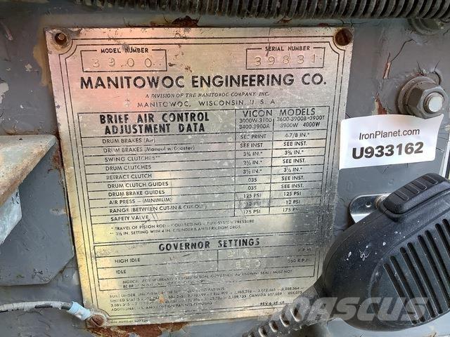 Manitowoc 3900 Paletli vinçler