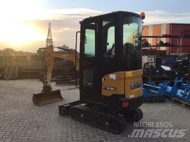 Sany SY18C Mini ekskavatörler, 7 tona dek