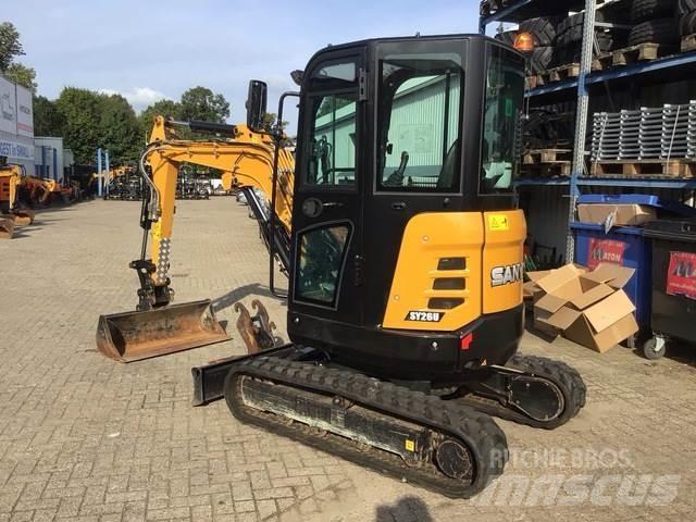 Sany SY26U Mini ekskavatörler, 7 tona dek