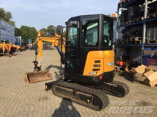 Sany SY26U Mini ekskavatörler, 7 tona dek