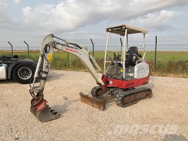 Takeuchi TB216 Mini ekskavatörler, 7 tona dek