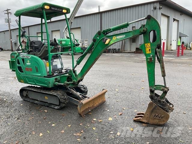 Takeuchi TB216 Paletli ekskavatörler