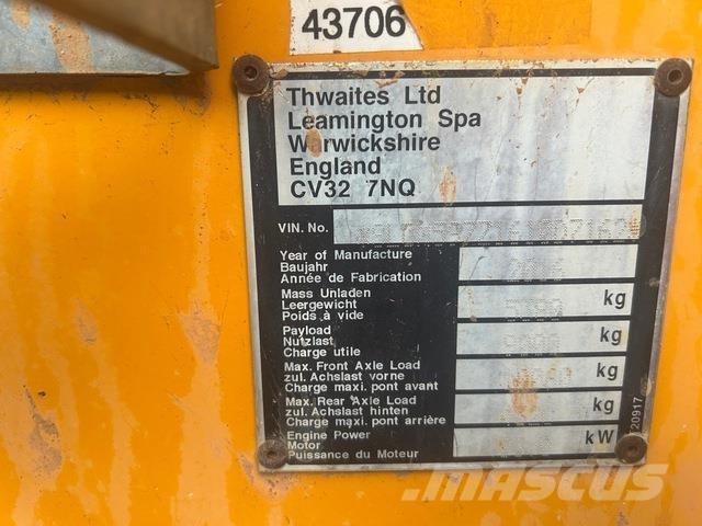 Thwaites  Belden kirma kamyonlar