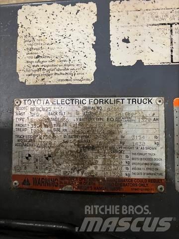 Toyota 8FBCU25 Elektrikli forkliftler
