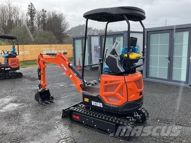 Vicsec VC18F Mini ekskavatörler, 7 tona dek