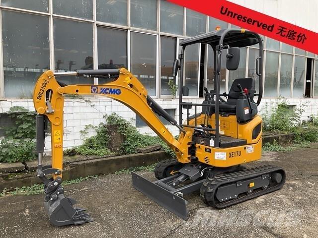 XCMG XE17U Mini ekskavatörler, 7 tona dek
