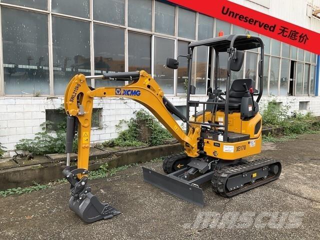 XCMG XE17U Mini ekskavatörler, 7 tona dek