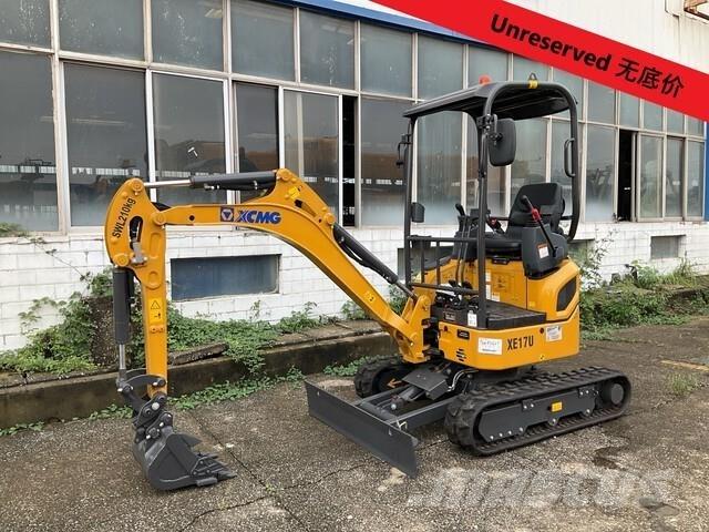 XCMG XE17U Mini ekskavatörler, 7 tona dek