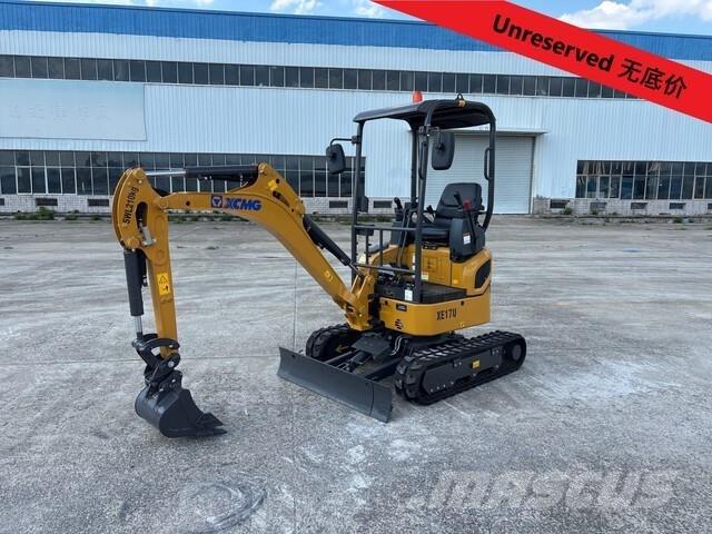 XCMG XE17U Mini ekskavatörler, 7 tona dek