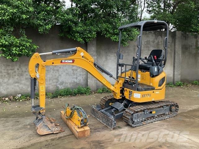 XCMG XE17U Mini ekskavatörler, 7 tona dek