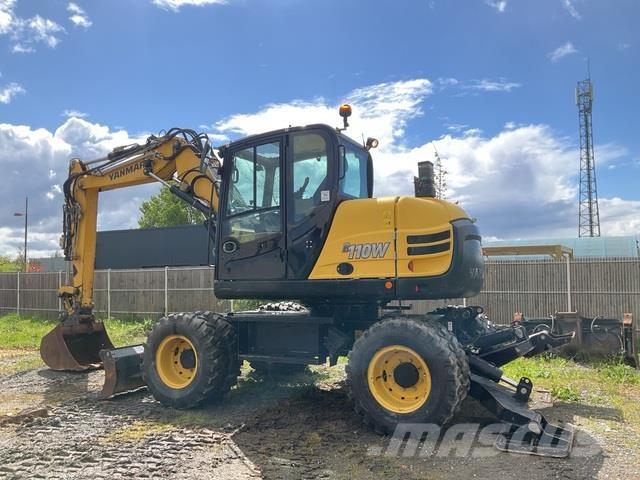 Yanmar B110W Lastik tekerli ekskavatörler