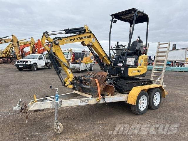 Yanmar ViO17-A Mini ekskavatörler, 7 tona dek