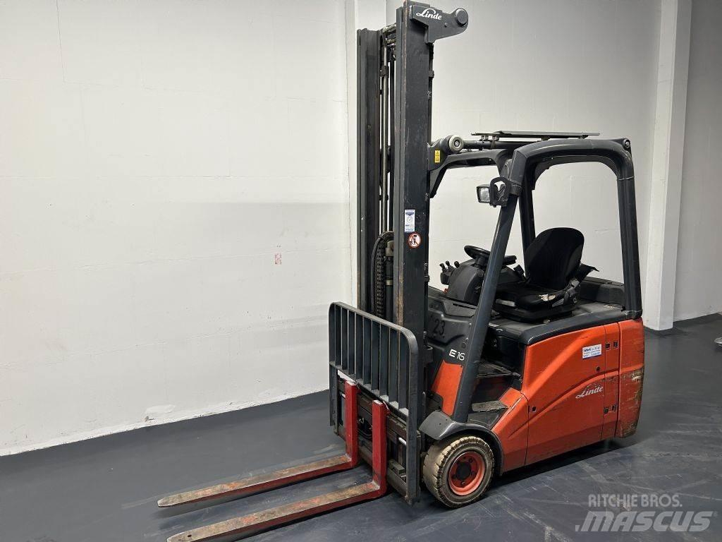 Linde E16H-01 Elektrikli forkliftler