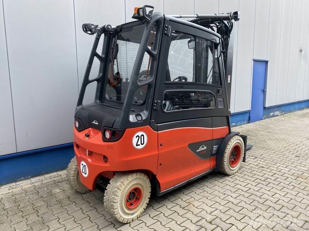 Linde E50HL Elektrikli forkliftler
