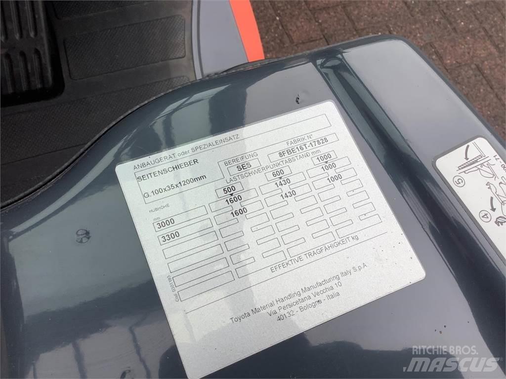 Toyota 8FBE16T Elektrikli forkliftler