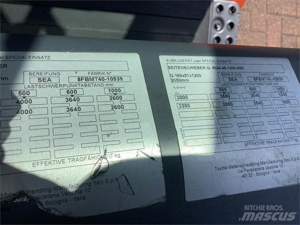 Toyota 8FBMT40 Elektrikli forkliftler