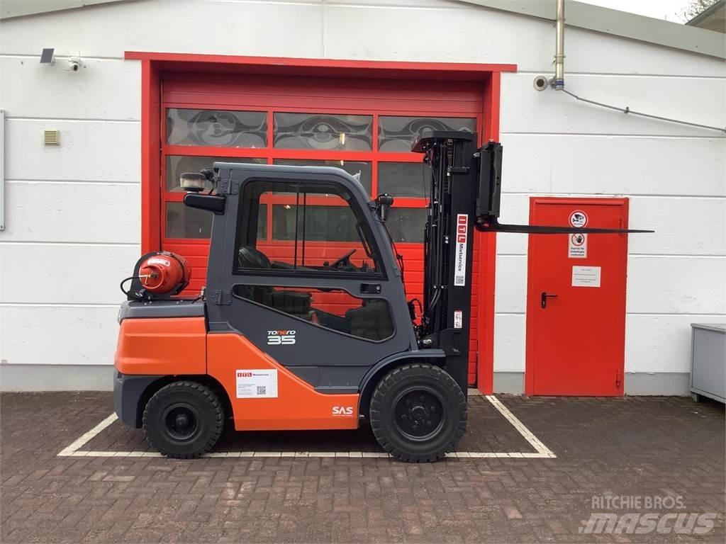 Toyota 8FGJF35 LPG'li forkliftler