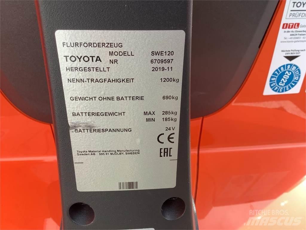 Toyota SWE120 Yaya kumandali istif makinasi