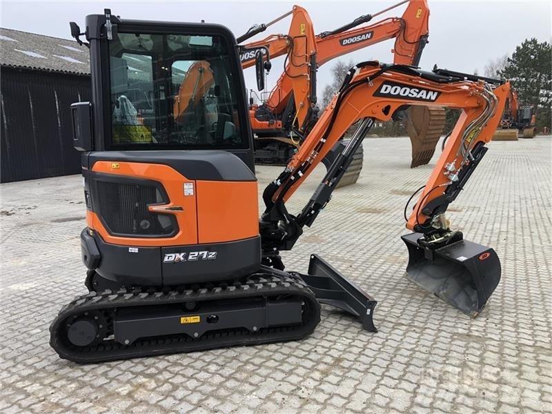 Doosan DX27Z-7 Mini ekskavatörler, 7 tona dek